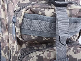 military batoh 30 l sivý digital - 3