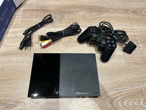 PlayStation 2 Charcoal Black SCPH-90004 + 3 hry - 3