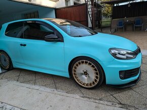 VW golf 6 GTD Tiffany blue - 3