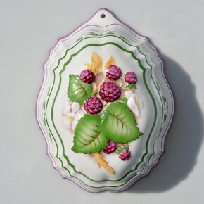 Dve veľké porcelánové formy - Ovečka a Motýle - 3