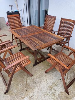 Zahradny set - Dreveny nabytok VIET H - 3