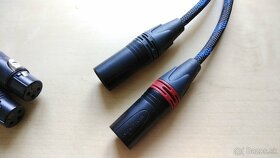 DIY signálový XLR kabel striebro/teflón - 3