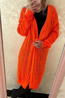 Damsky Cardigan neo orange - 3