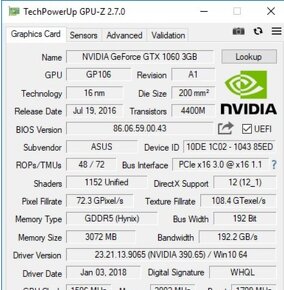 gtx 1060 3gb - 3