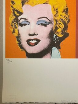 Andy Warhol "Marilyn Monroe" Limitovaná edícia_Certifikát - 3