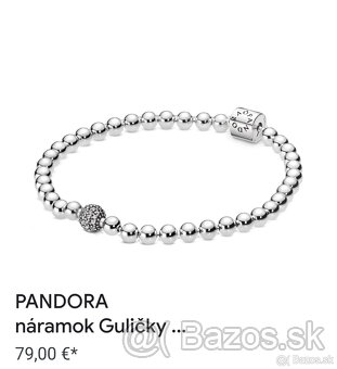 Pandora guličkový set, náhrdelník a náramok - 3