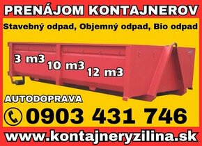 PRENÁJOM KONTAJNERA, ODVOZ ODPADU - 3