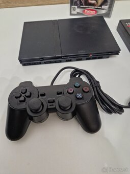 PlayStation 2 Slim herná konzola čierna - 3