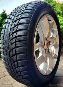 alu R17 5x110, zimné pneu 215/55, Fiat 500X, NOVÉ - 3