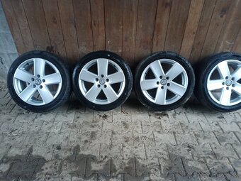 Predám originál ALU disky volkswagen R17 5x112 - 3