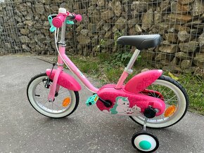 14-palcový bicykel pre deti od 3 do 4,5 roka jednorožec - 3