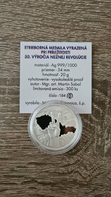 Medaila - 30. výročie Nežnej revolúcie - proof - 3