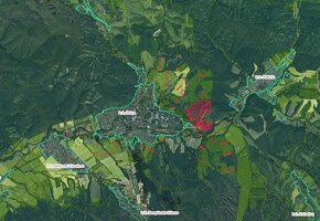 Snina - 1.253 m2 ORNÁ PÔDA a LESY – PREDAJ - 3