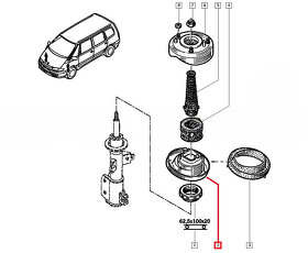 7700822908 miska tlumiče Renault Espace III, Laguna I - 3