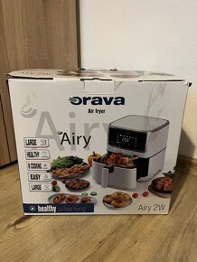 Predám NOVÚ teplovzdušnú fritézu Orava Air fryer 2W - 3