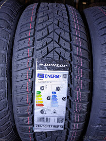 NOVÉ/ZIMNÉ pneumatiky DUNLOP 215/55 R17 98V - 3