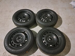 Predam plechove disky 5x112 R16 a zimne gumy - 3