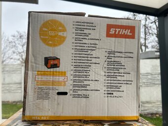 Predám  akumulátorovu reťazovú pílu STIHL MSA60.0C - 3