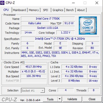 Intel core i7-7700K, ASUS STRIX GTX960, 32GB DDR4, ROG MAXIM - 3