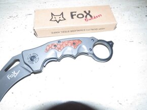 Predam novy noz FOX, Dutdooz,dlzka 19 cm - 3