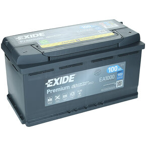 Predám Exide Premium 12V 100Ah 900A EA1000 - 3