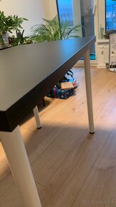 Cierny stol IKEA 100x60 Linnmon - 3