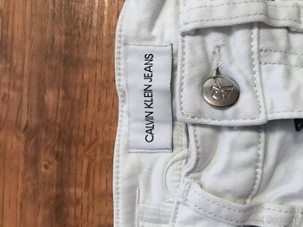 CALVIN KLEIN originál white damske rifle S - 3