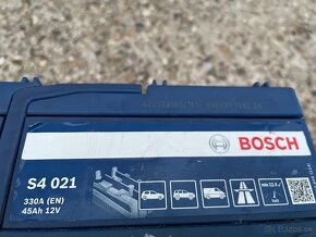 Predám autobatériu BOSCH 45Ah 12V 330A - 3