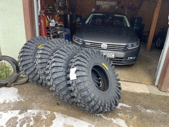 Maxxis Mud trepadorr 38,5x12,5 R16 , beadlock disky ET -25 - 3