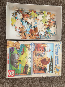 2x drevene puzzle Educa Disney - 3