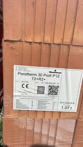 Brúsená tehla POROTHERM 30 a 25 PROFI DRYFIX - P12 - 3