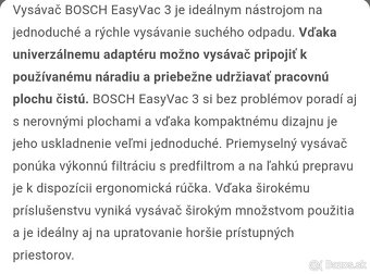 Priemyselný vysávač BOSCH - 3