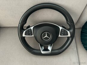 AMG zrezany volant + airbag Mercedes Gle w166 - 3