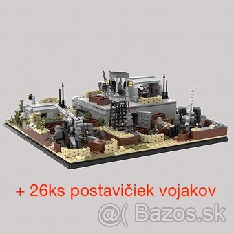 Stavebnica 2.sv vojna + 26ks postavičiek typ lego - 3