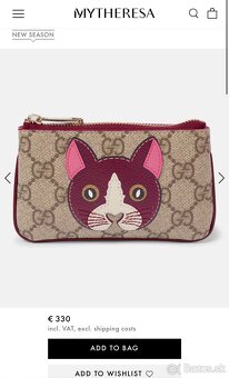 GUCCI cat key case - 3