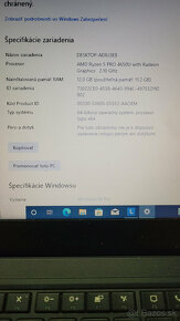 Lenovo ThinkPad T14 Gen1,AMD Ryzen5,12GB ram,256SSD - 3