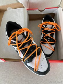 Kožené dámske tenisky Nike Dunk Low x off white - 3