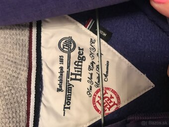 TOMMY HILFIGER originál lila damska mikinka S/M - 3