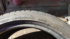 Predám 1 ks pneu bridgestone 215/40R17 - 3