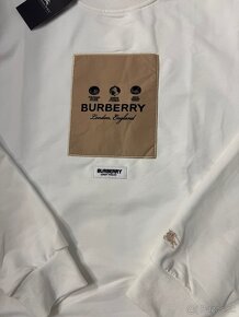 Burberry mikina biela - 3