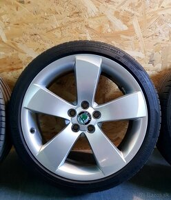 Predám elektróny ŠKODA KENTAUR 5x100 R17 - 3