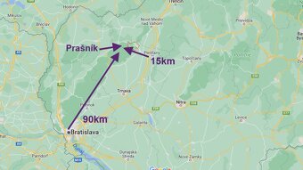 Orná pôda 2 x 6.000m2 v obci Prašník. okr. Piešťany - 3