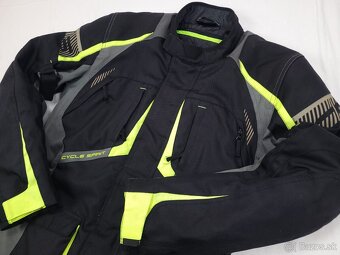 Cycle Spirit Neon pánska textilná moto kombinéza 52 L DLHÁ - 3