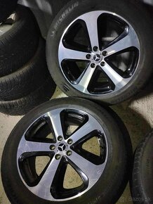 4ks alu disky orig. Mercedes 5x112 R19 pneu 235/55 r19 5mm - 3