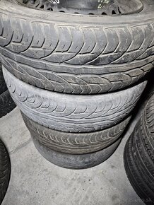 4x plechové disky 5x112 + letné pneu 195/65r15 - 3