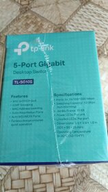 Switch TP-link TL-SG105 novy, zlava -35% - 3