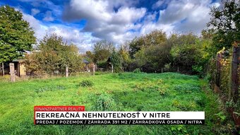 Pozemok, záhrada 391 m2, Nitra - 3