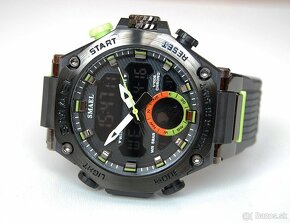 SMAEL 8069 Grey Dual-Time pánske vodotesné športové hodinky - 3