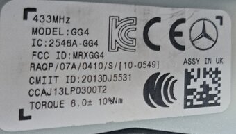 Snímače tlaku TPMS 2546-GG4A Mercedes - 3