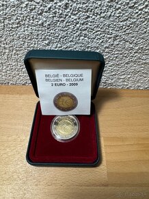 2€ Belgicko PROOF - 3